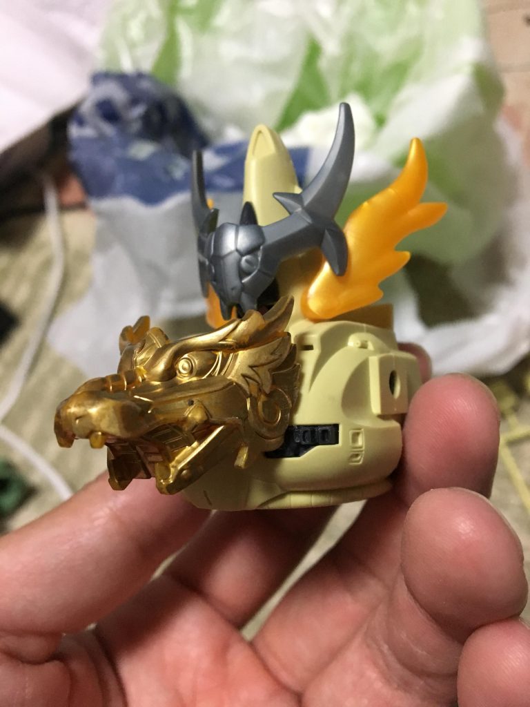 頭部、胸部。Gジェネジオに姜維F91、郭嘉ヴァサーゴ、蚩尤ノイエジールのパーツをセット。