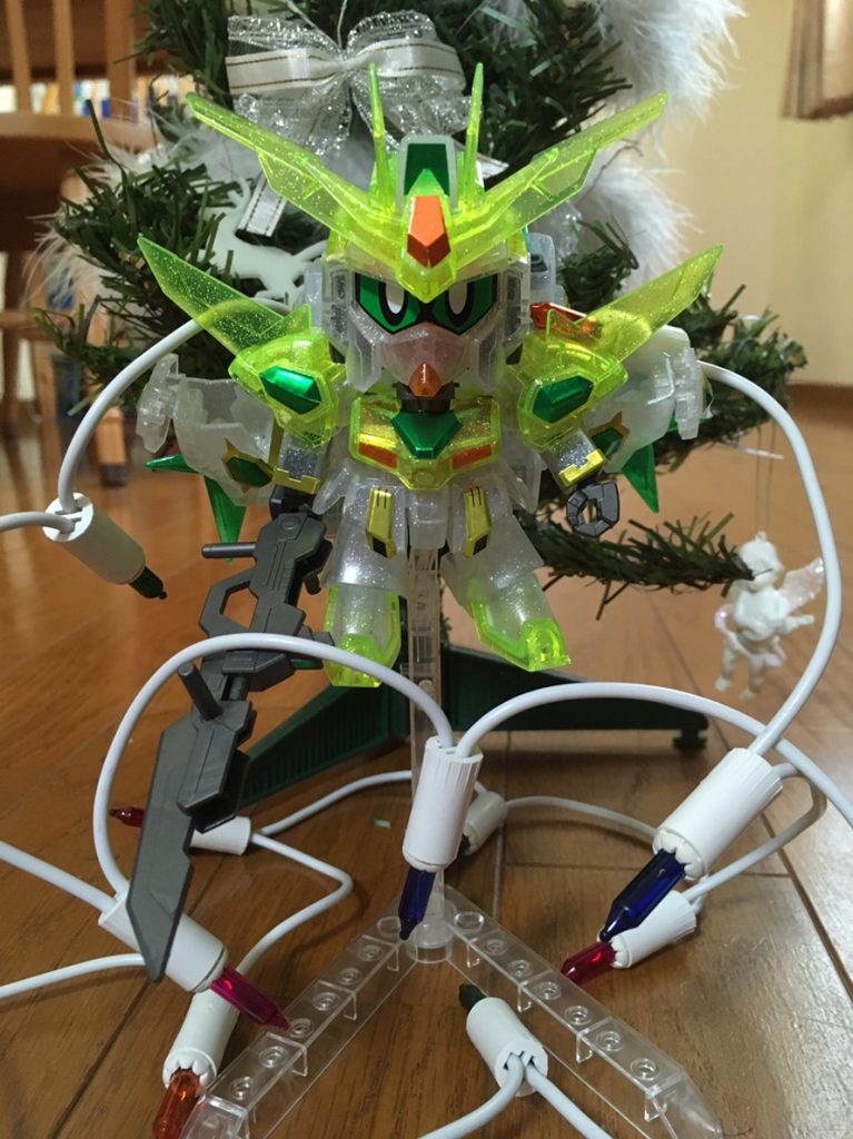 これはツリーを後ろに飾ってあります。