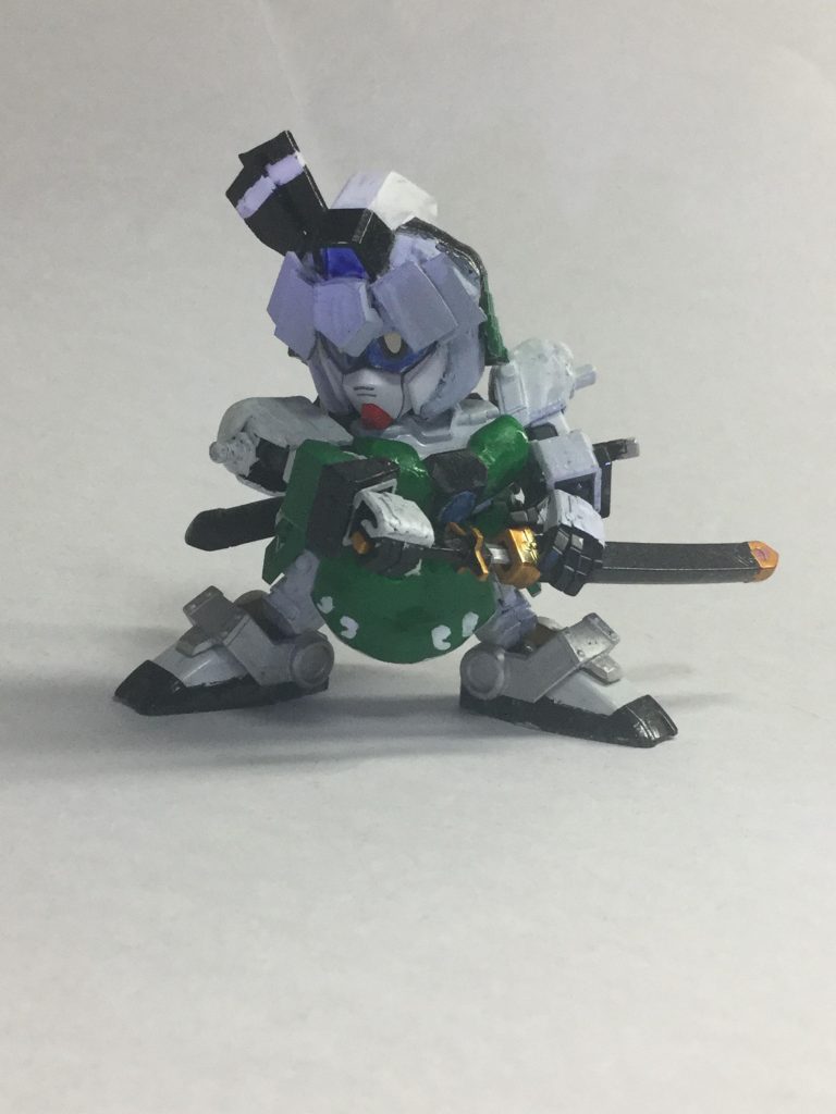 鞘を持つ平手を作ったのでこんなポーズもできます！