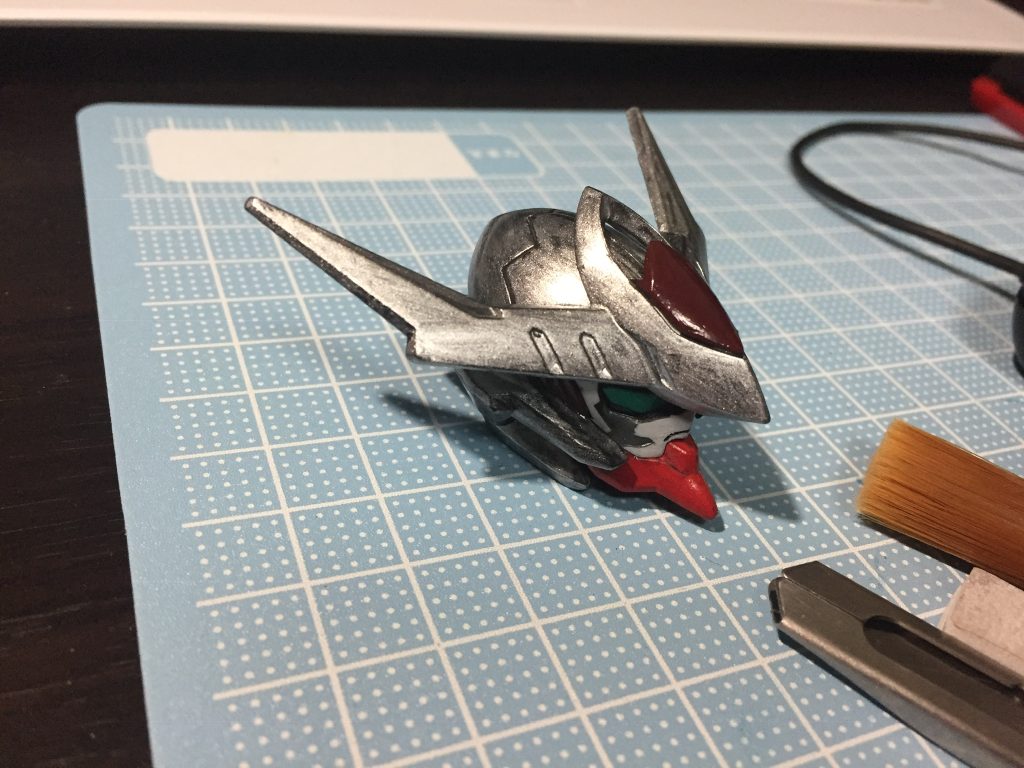 筆塗り シルバー