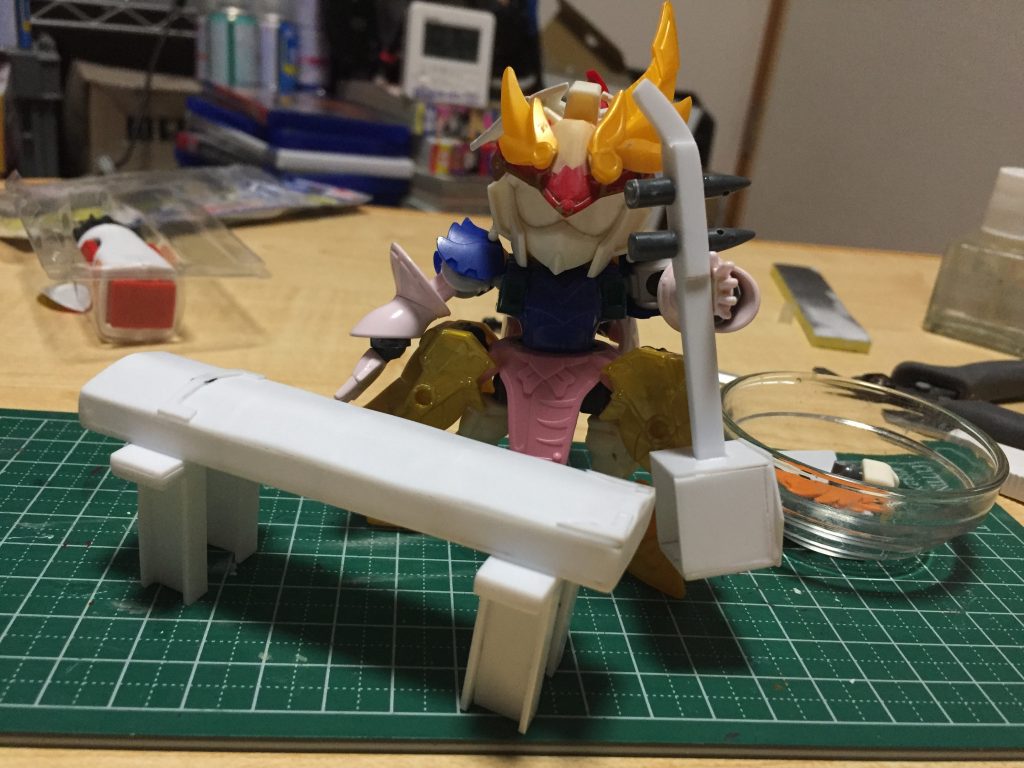 楽器類の塗装と弦を張る前。