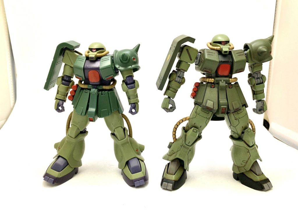 そんなわけでロボット魂と並べて見ました。