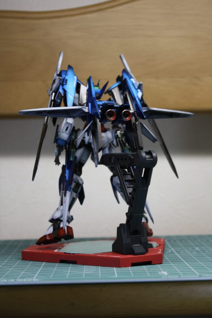 バックショット：バーニアも付けてみました。