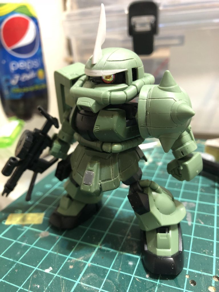 バイザーとツノ加工!隊長ってツノが命!