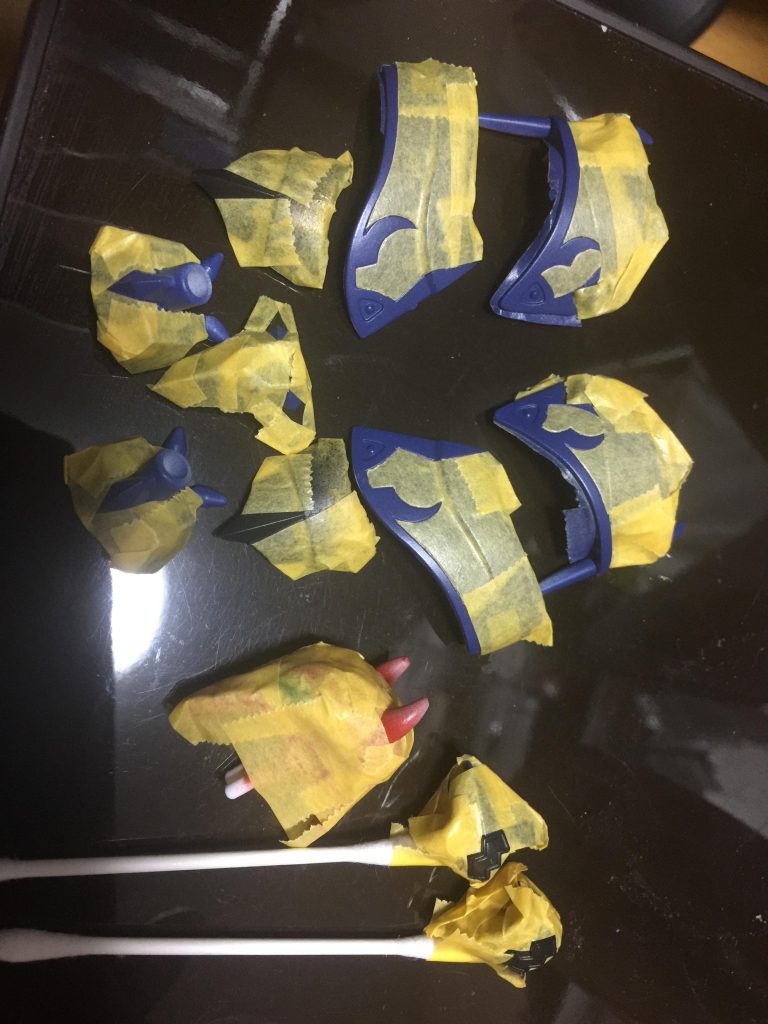 マスキング 下手くそですが数こなせばそれなりにできるようになりますね。