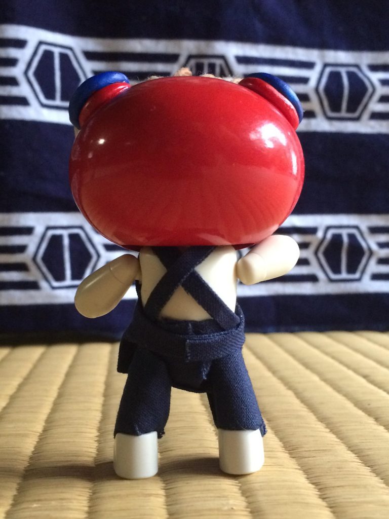 祭り衣装を着せてます