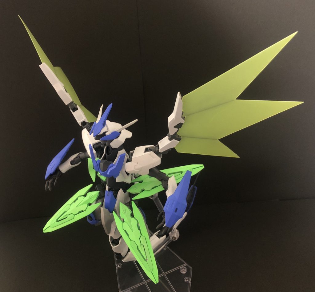 エナジーウィングで飛行シーン。かなり強そう。