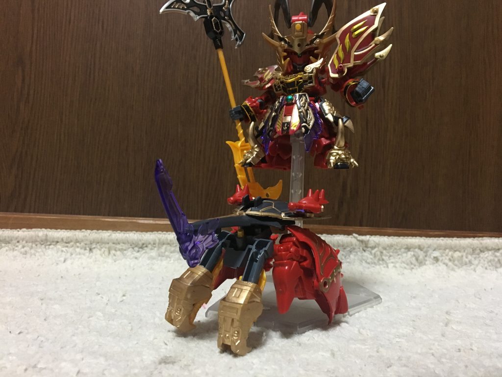 そして何かギミック仕込めないかと弄っていたら支援機が組めました。