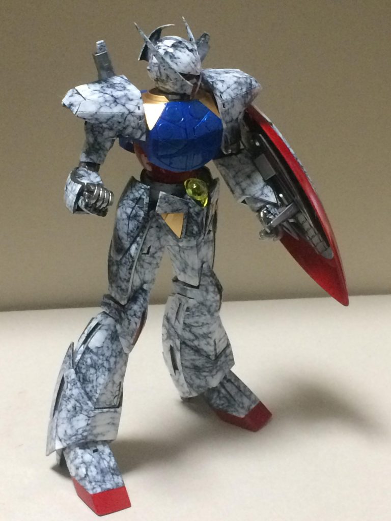 MGターンエー 大理石塗装–3枚目/制作者：ricky