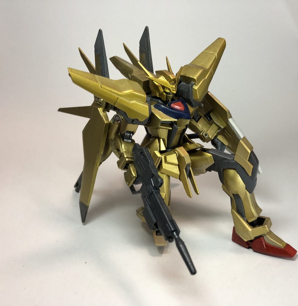 ベースがHGCEストライクなんで可動範囲も広く立て膝も余裕