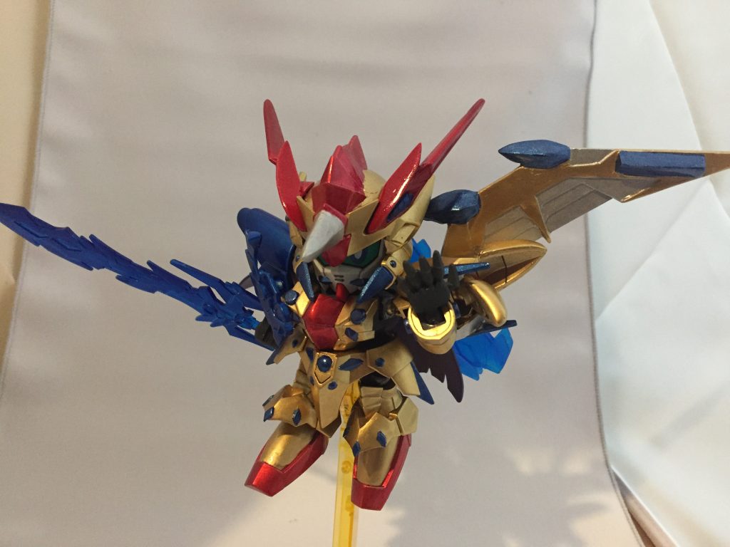 聖龍覚醒!
翼は以前作製した三代目大将軍のサイズ感を元にサイズ調整しました。
迫力が上手く出せたと思っています。