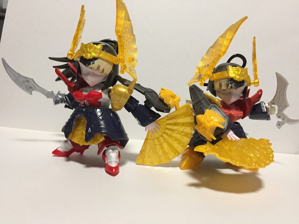 ほぼ作成終わりの塗装前。
袁術腰部の前は