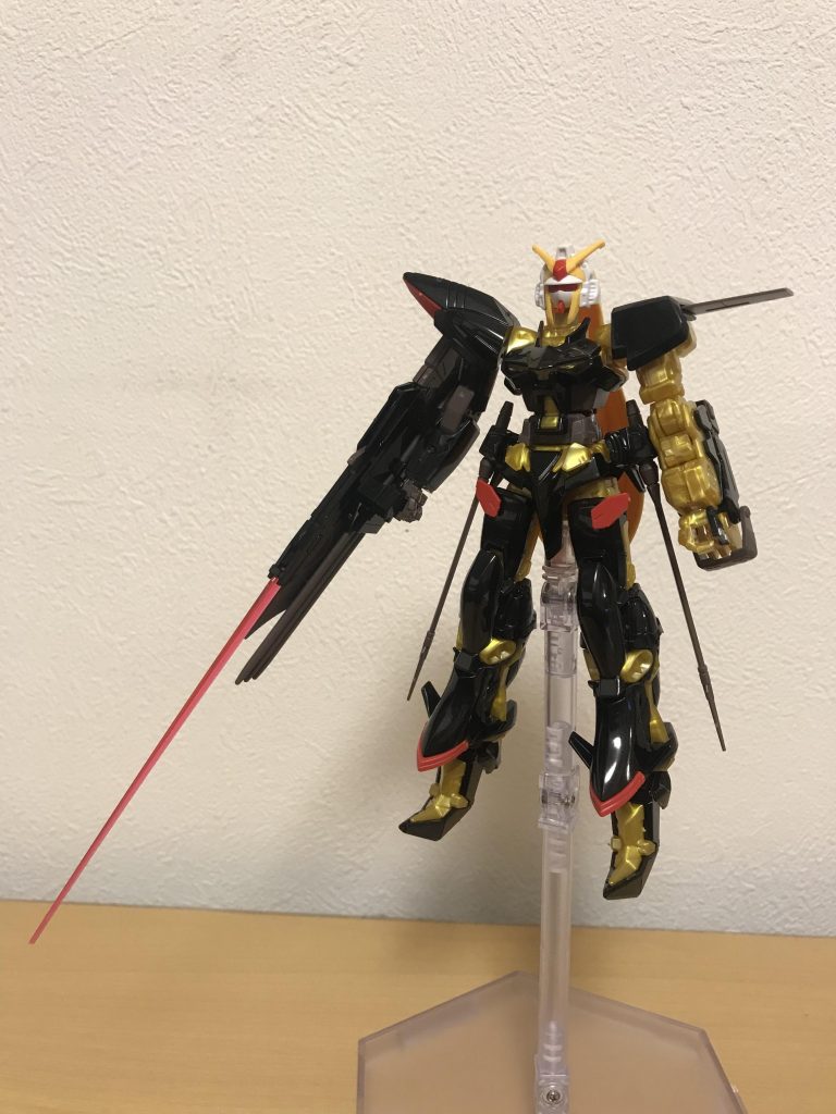 高速移動モードイメージで足を下げてます