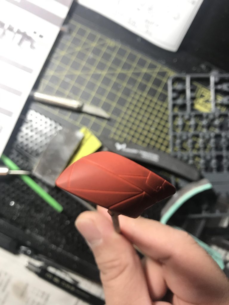 これしか撮ってなかった。
仕上げ色塗る前