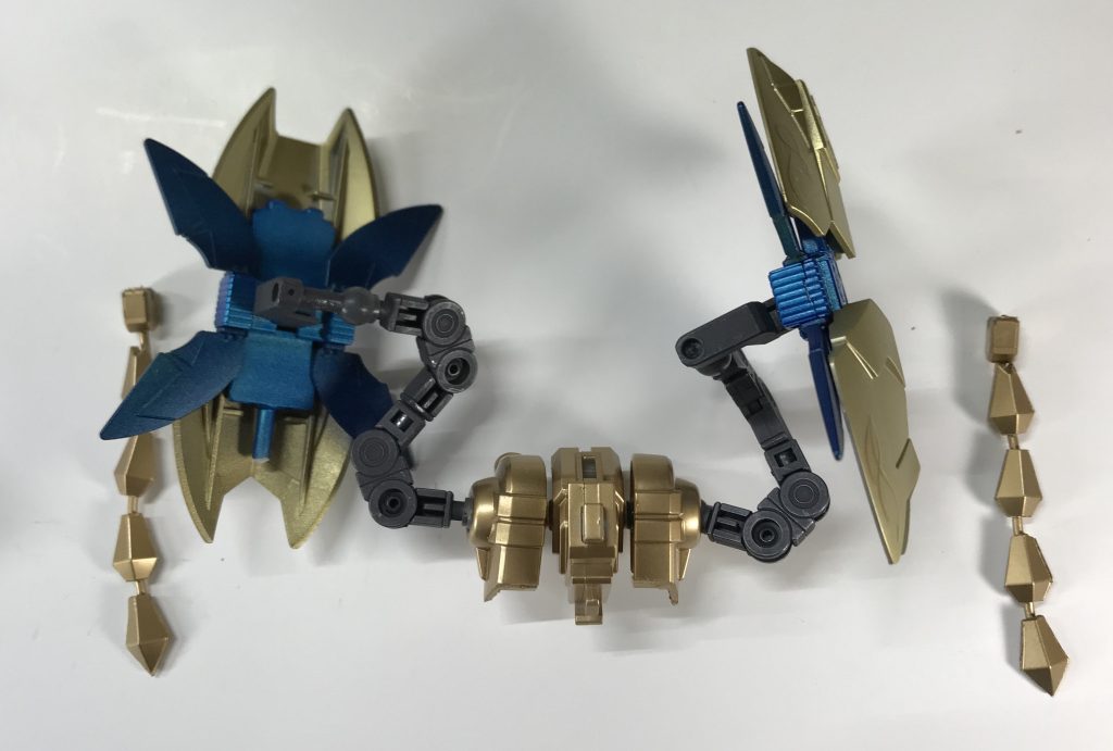 シールド→ボールデンアームを使用
バックパック→騎士ガンダムの残パーツより流用