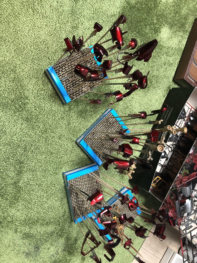 ガイアノーツのクリアーレッドを塗った状態です。