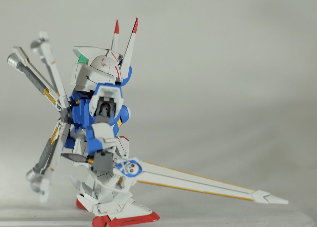 ハンドパーツの軸だけちょっと太らせてます。