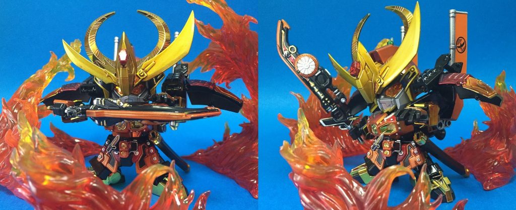 【火縄大橙出伊慈絵銃・大剣形態(ヒナワダイダイディジェジュウ・タイケンモード)】
火縄大橙出伊慈絵銃と無双星刃を合体させた武器。