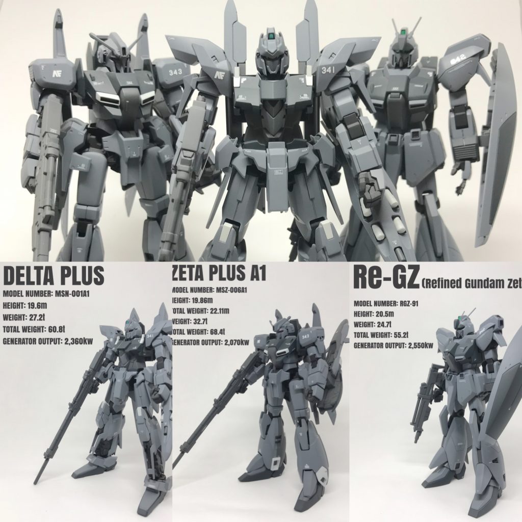 8番手はロンド・ベル所属機として設定
した小隊です。(デルタ+、ゼータ+、リガズィ)