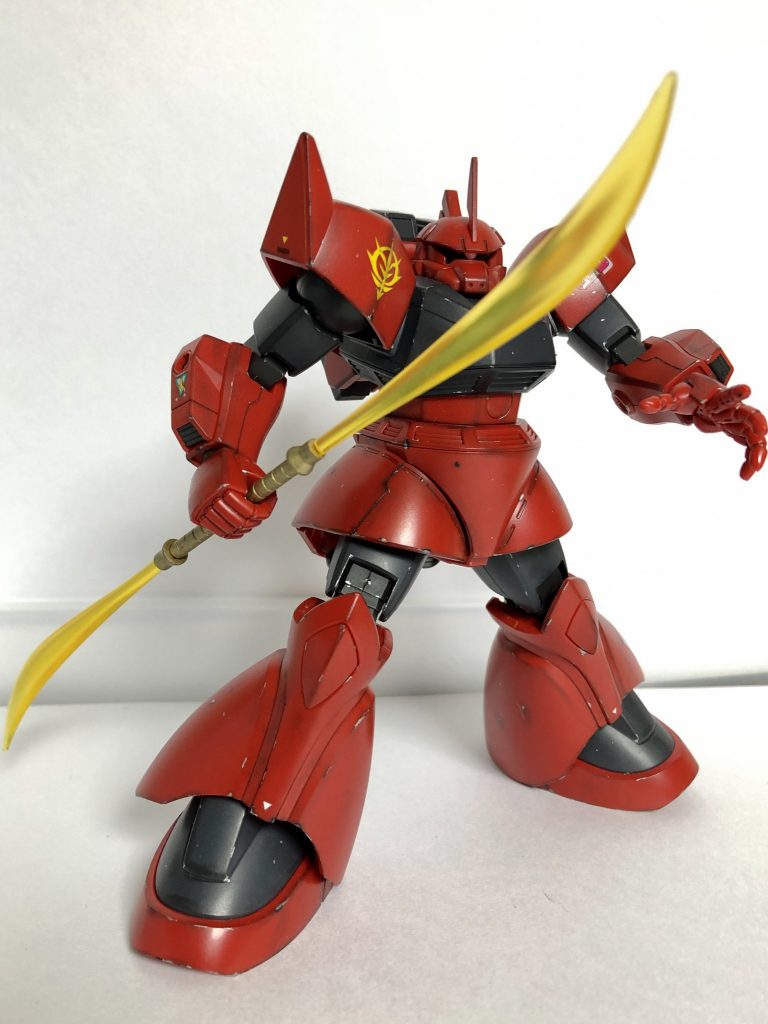 ビームナギナタ。
毎度ポーズ取りが難しい。