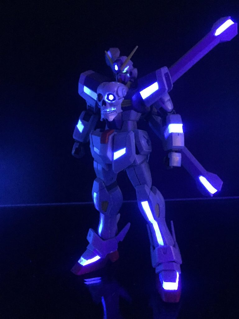 通常照明を消して1枚