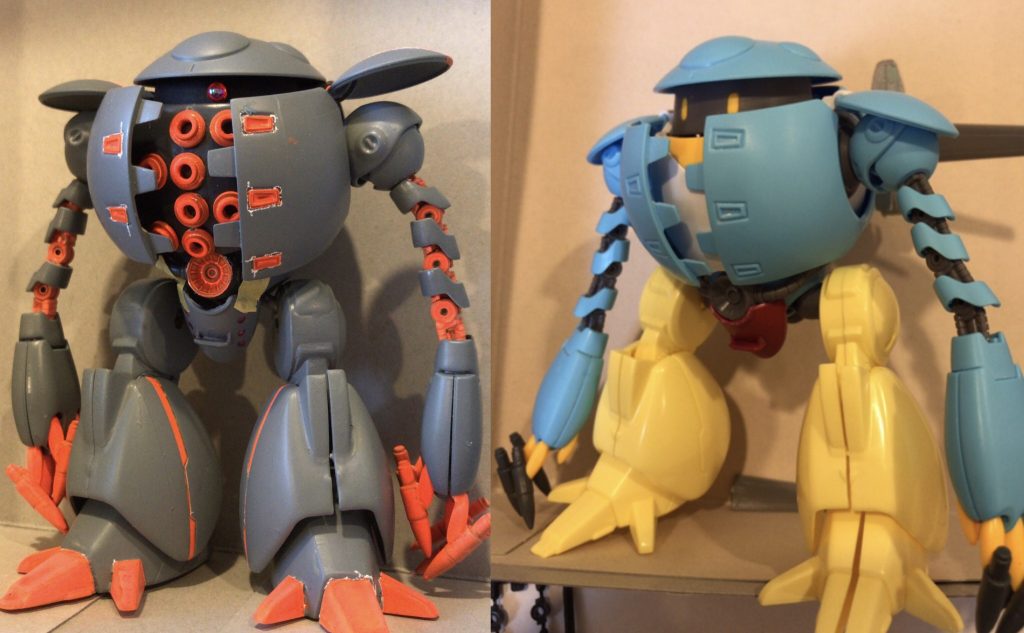 塗装前と基本塗装後の画像です
あの可愛かったモモカプルがだいぶ進化しちゃいましたね〜
BBBBBBBBBBB(Bキャン