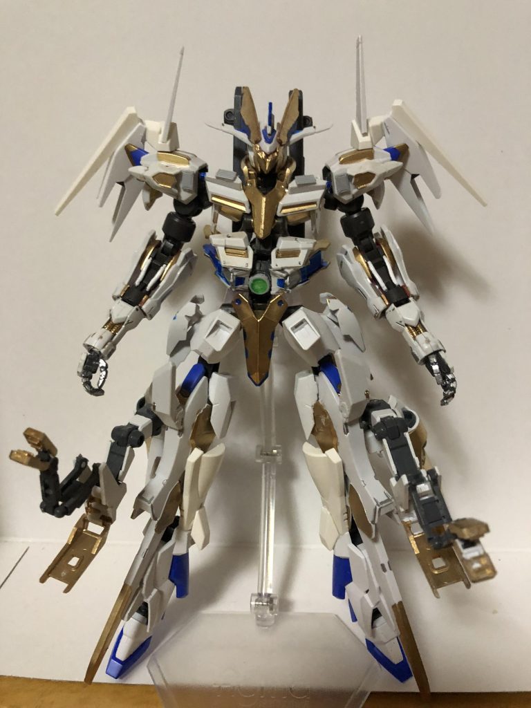 この時点でバックパック以外が完成しました。