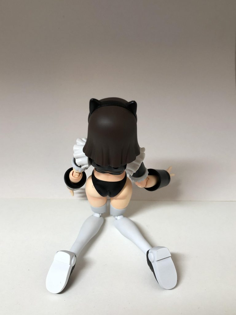 バックショット。背中やお尻もラスキウスのおかげで柔らかそうな感じにできました。