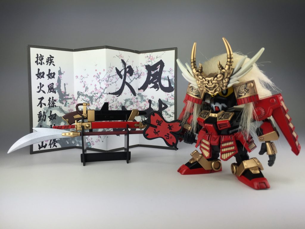 台座も自作です(^ ^)