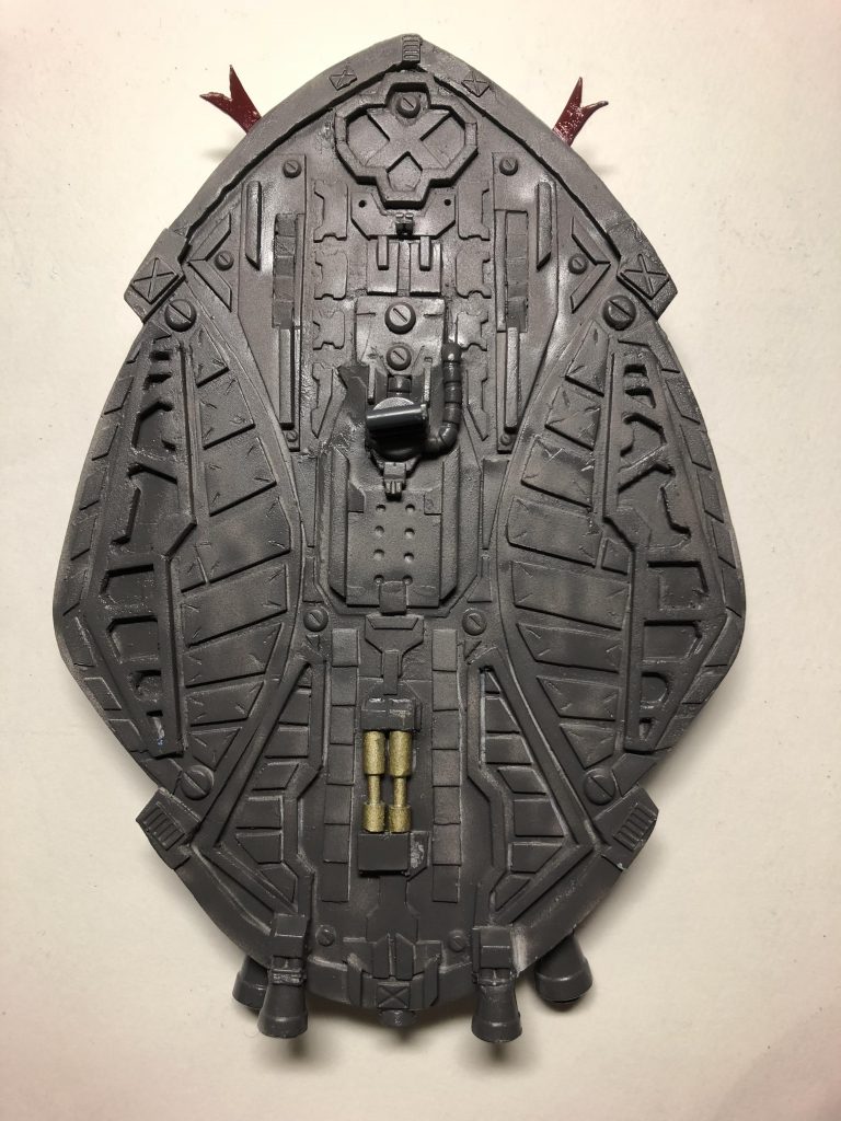 本人も頭が悪いと思っている、半月かけて仕上げた盾裏