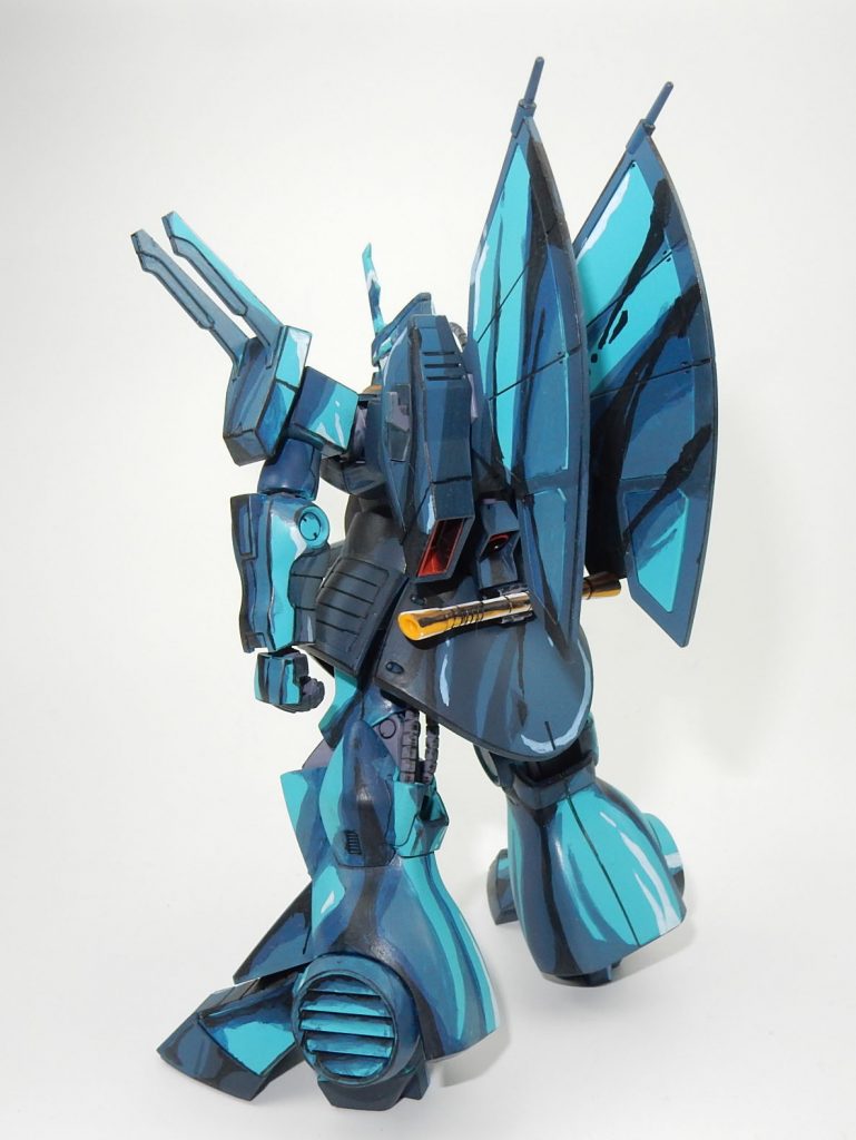 HGUCディジェ 80年代風アニメ塗りイラスト風–6枚目/制作者：今日