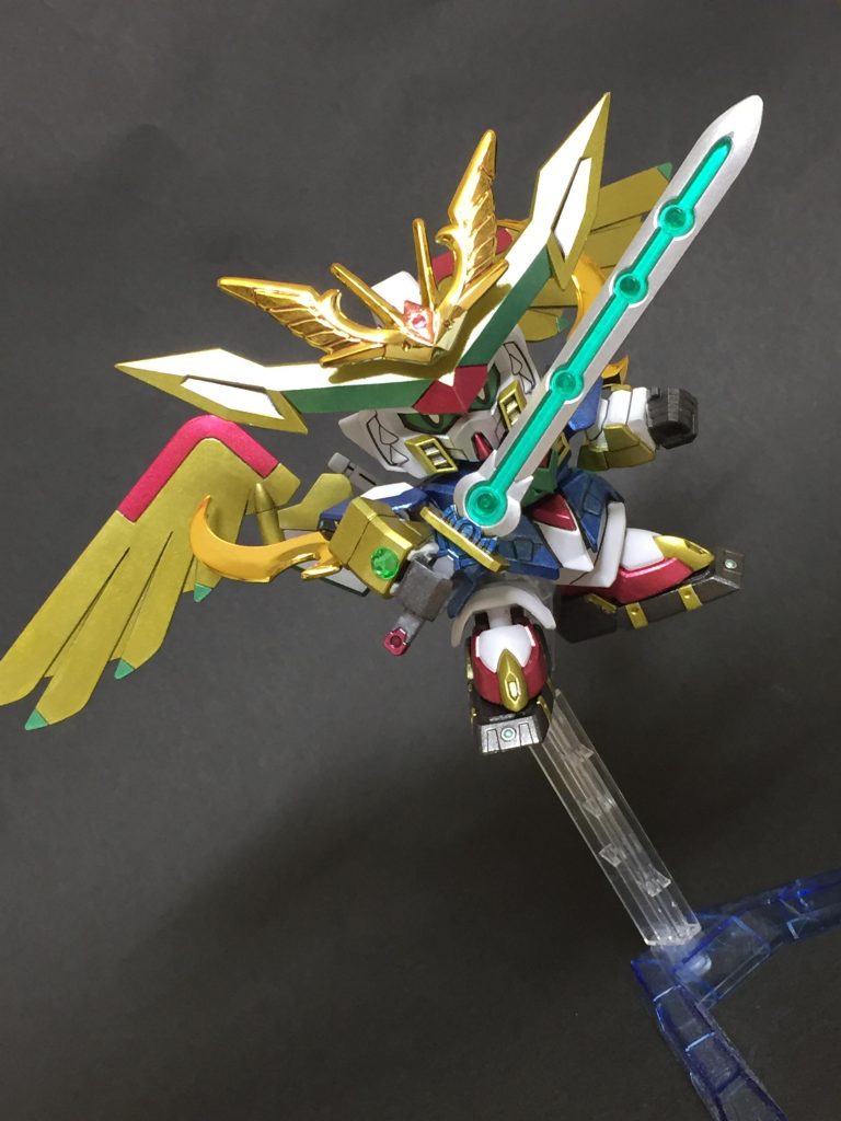 大将軍モードでの武装も剣1つのみ。
プラリーガーハートが高ければ高いほど強くなる『勇心剣』。