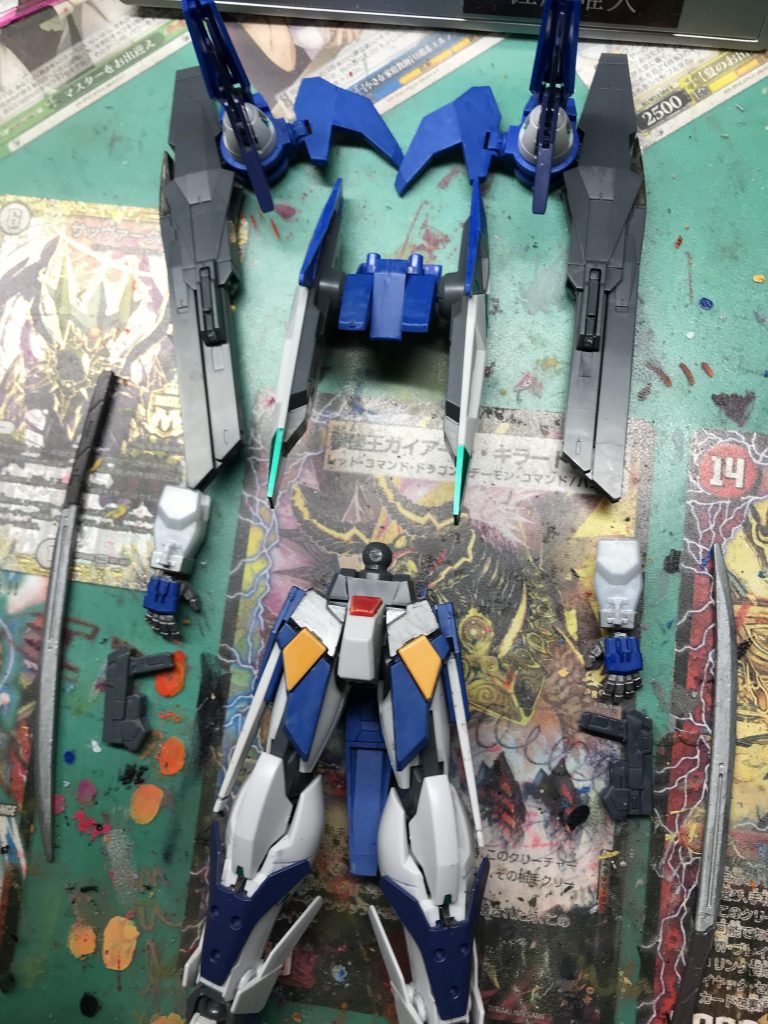 ダブルオーゴッドになる時のパーツ