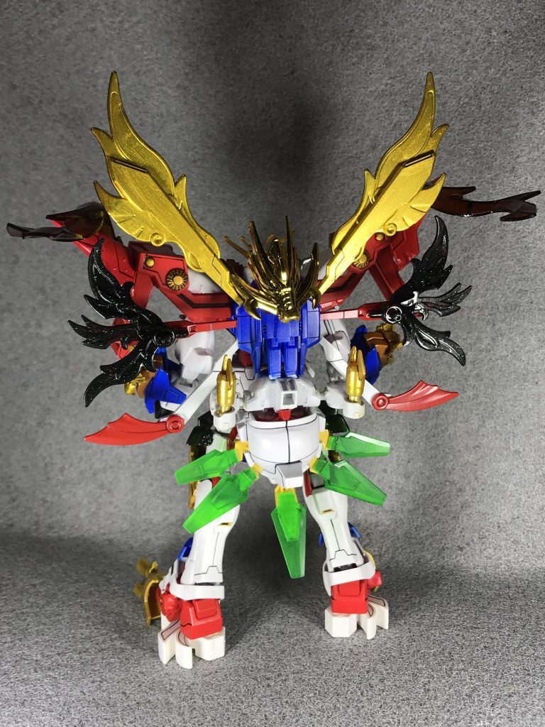 背面
SD頭部はバックパック下に。