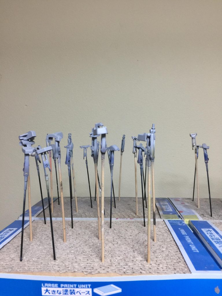 サーフェイサー グレーを 吹いた
製作工程です。