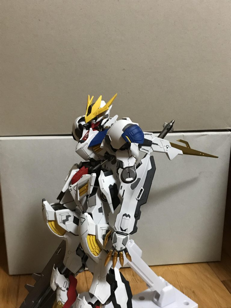 汚し前のものですが、汚し後はポーズ取らせてないので汚し前の状態しかありません(´Д`)ｱｩ...
関節がえぐれたのが悪い