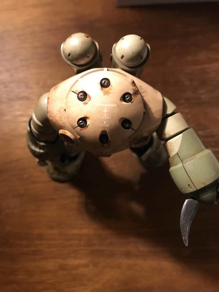 頭パーツのサビ表現