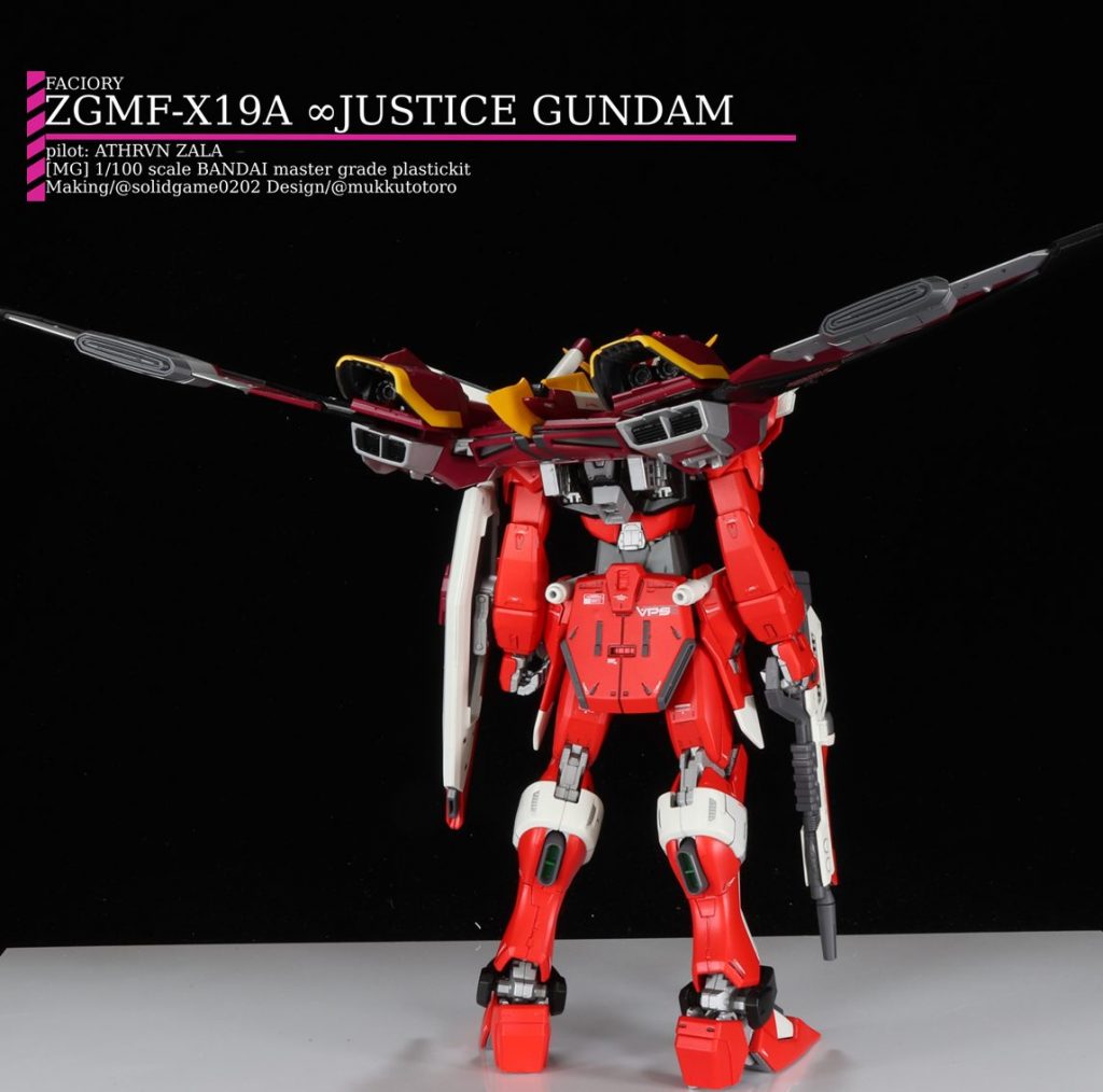 [MG]ZGMF-X19A ∞ JUSTICE GUNDAM–9枚目/制作者：@solidgame0202