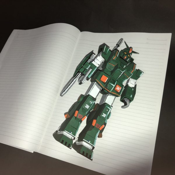 イラスト風フルアーマーガンダム