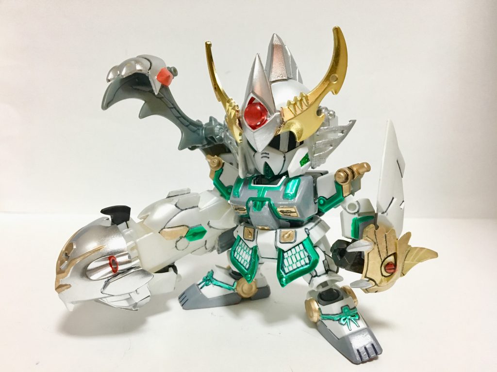 フロント。ヘビーガンダムを意識し片目をゴーグル風に塗装。