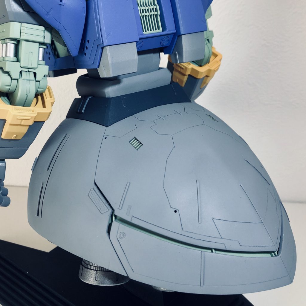 筋彫り強化。シンメトリーにするのに苦労しました。