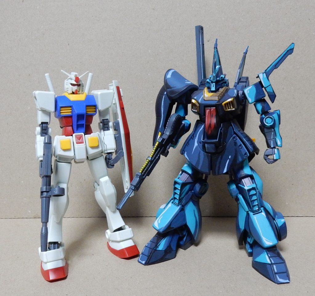 HGUCディジェ 80年代風アニメ塗りイラスト風–7枚目/制作者：今日