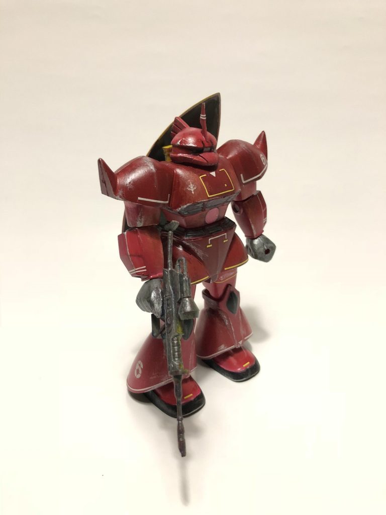 ななめ
ビームライフルがそのままだとへし折れそう(多分設計ミス)なので手首をちょっと修正。