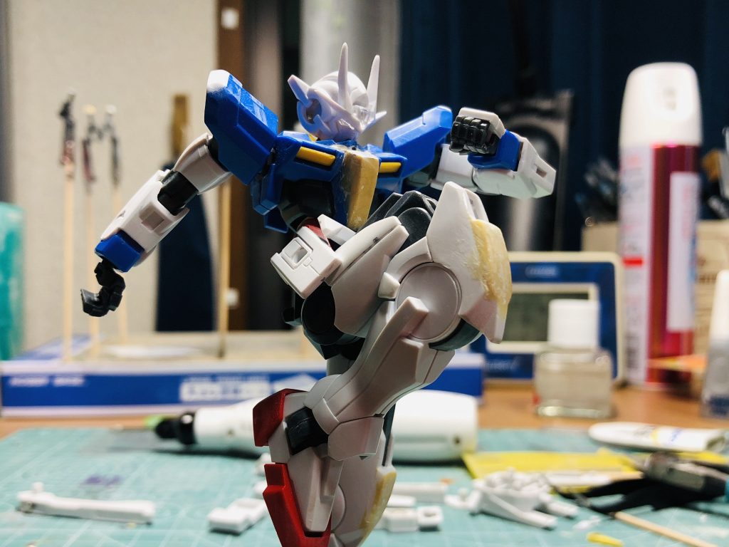 今回で特に手を加えたボディのRIZAP。元と比較すると非常に男らしい体つきになり、フルコンタクトでも負けない見た目に。。