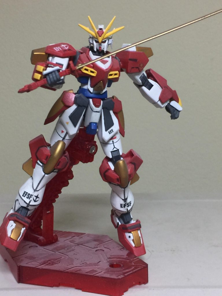 カミキバーニングガンダム(トウガスペシャル) 正面のアピールショット！