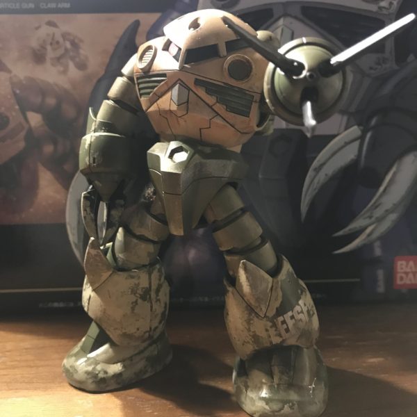 ズゴック：ウェザリング練習