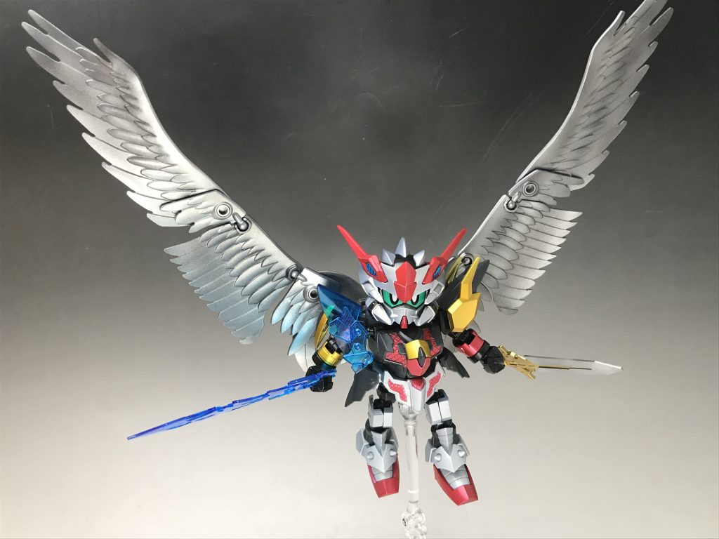 魔解放：ユナイトモード
魔竜覚醒に変わるリミット解除モード
兜の形状変化とマントが羽に変わり
総合性能も通常時よりアップしている。
また、羽自体がシールドにもなる。