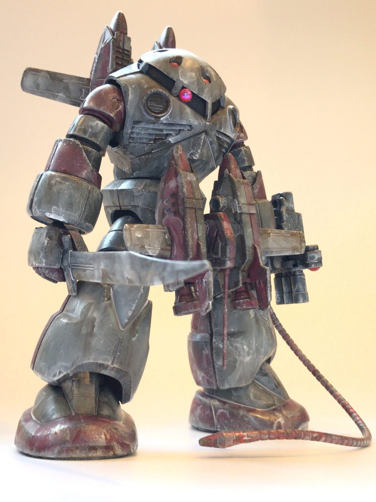 久しぶりに汚しをかけましたがやっぱり歴戦の猛者感が出ていいですよね。