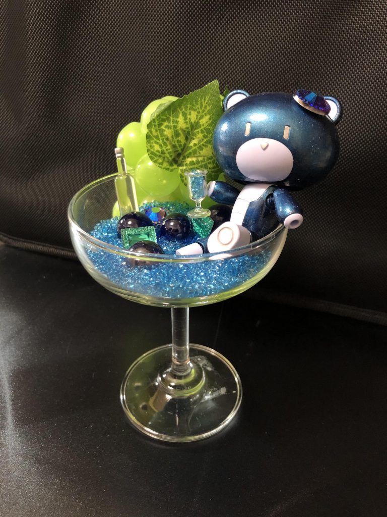 誕生石プチッガイの9月で参加!
サファイア-カクテル プチッガイです。