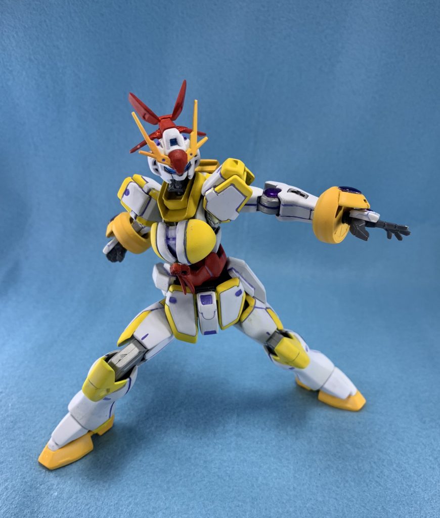 程よく稼働し、カッコいいポーズもできます。

やればできる子なのです。